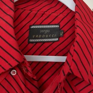 Vintage Sergio Vadducci Men's XL Short Sleeve Western Shirt Snaps